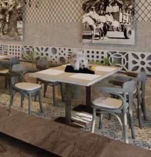 كرسى وترابيزة كافية