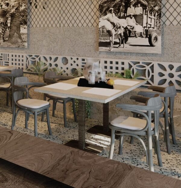 كرسى وترابيزة كافية